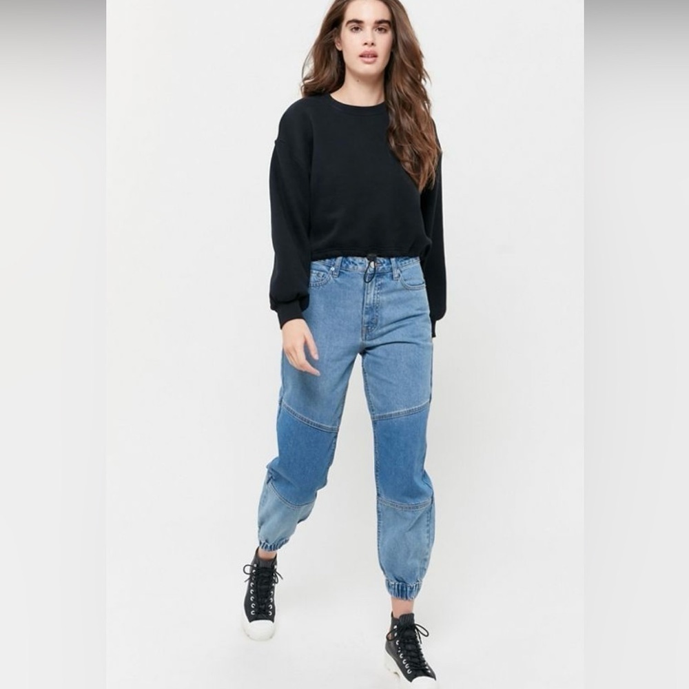 Urban Outfitters BDG Jeans Women's Byron Spliced Jogger Skater Patchwork Size 27